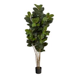 BreeBe - 5.5' Oak Artificial Tree UV Resistant (Indoor/Outdoor) - Green