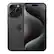Front. Apple - iPhone 15 Pro 128GB 6.1" 5G Fully Unlocked, Titanium - Black.