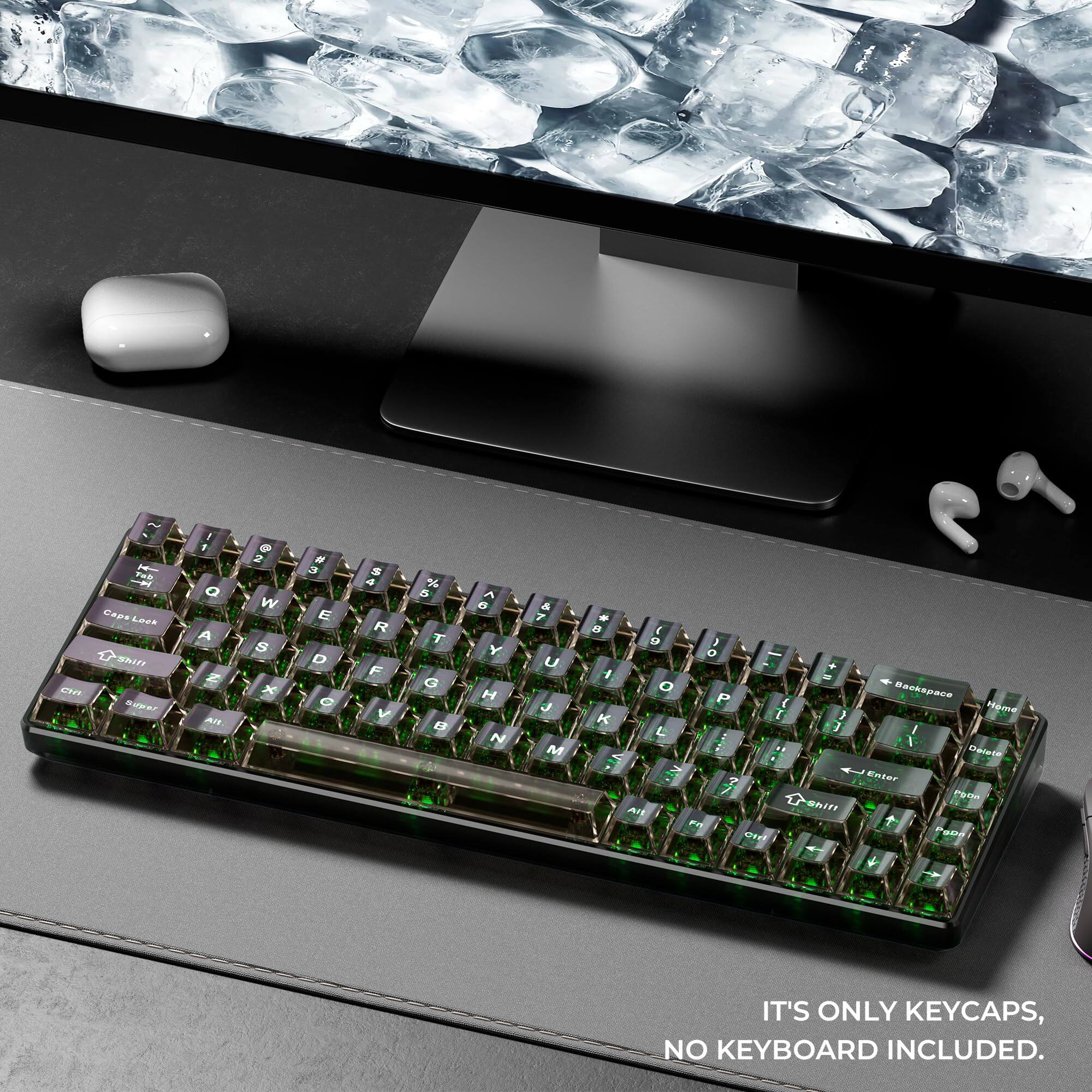 IT'S ONLY KEYCAPS, NO KEYBOARD INCLUDED.