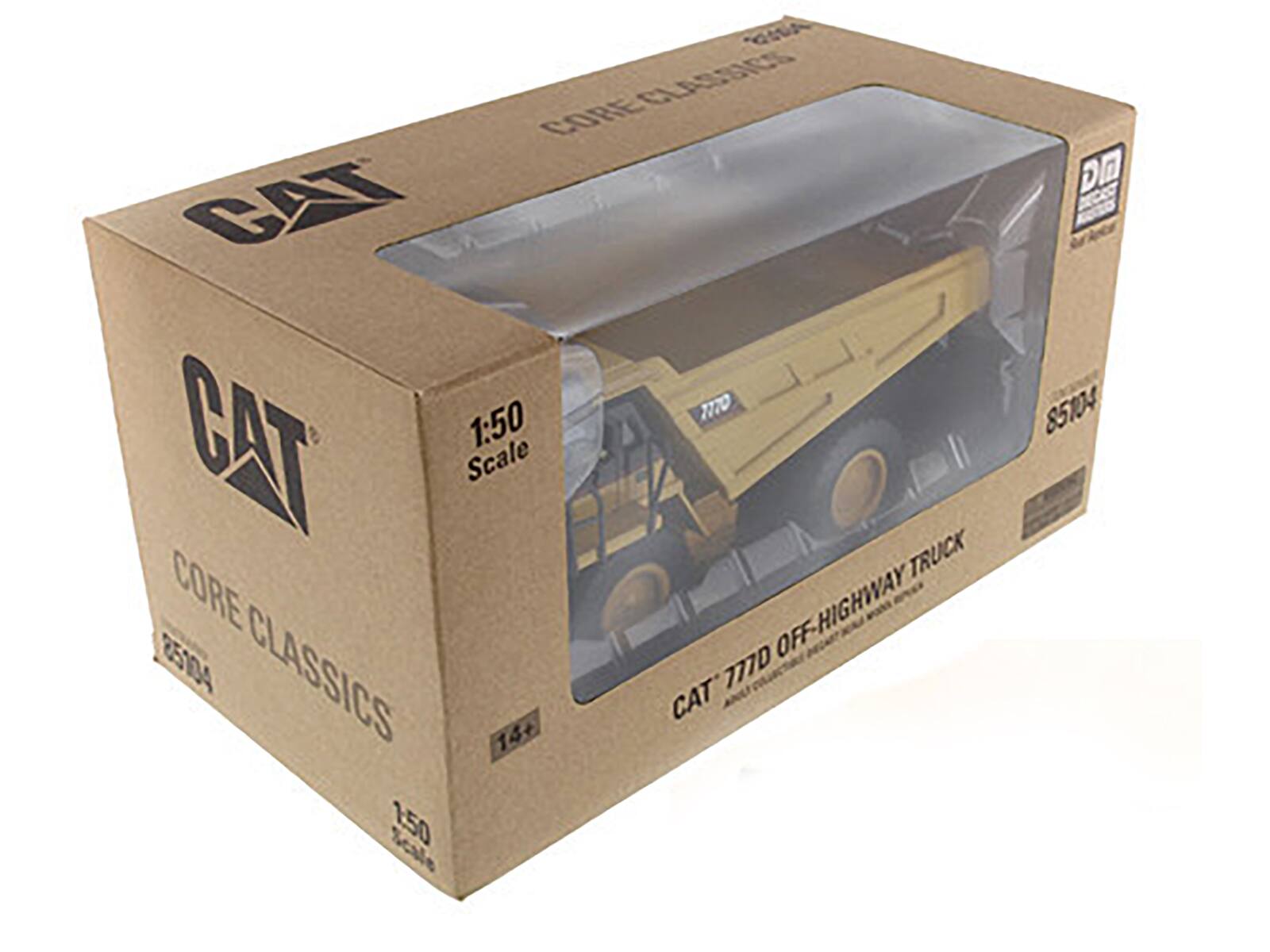 CORE CLASSICS  
CORE GAT 7770 CAT 1:50 Scale TRUCK  
CORE OFF-HIGHWAY 85104  
CLASSICS CAT'777D 777D CAT 14+  
1:50 Scale  
DE 85104