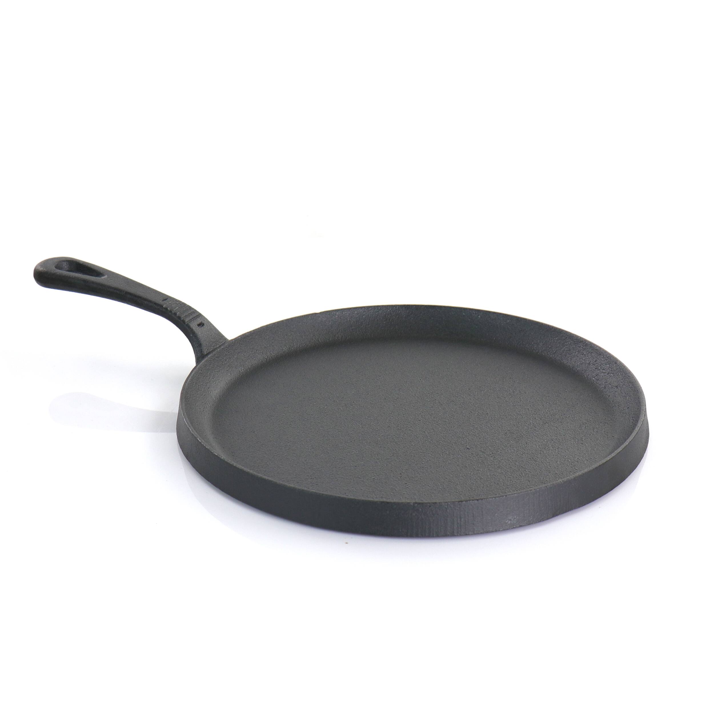 Alt View 3. MegaChef - MegaChef Pre-Seasoned Cast Iron 5-Piece Kitchen Cookware Set, Pots and Pans - Black.
