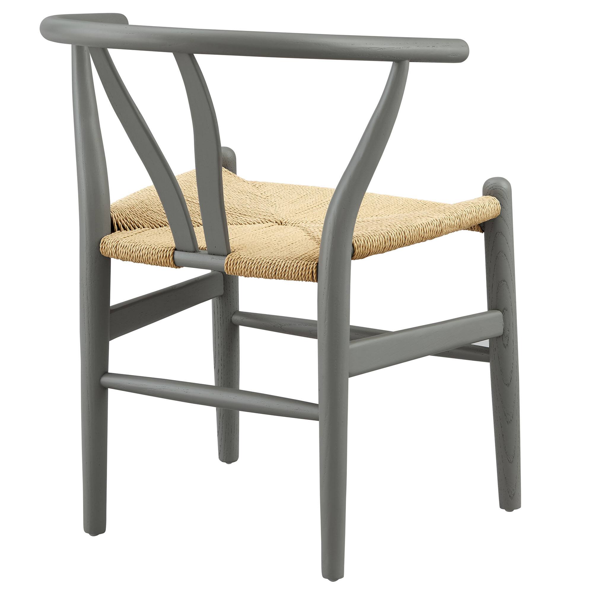 Alt View 1. Modway - Amish 29" Wood Dining Chair by Modway - Gray.