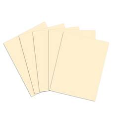 Front. Staples - 67 lb. Cover Stock Paper, 8.5" x 11", Ivory, 250 Sheets/Pack - Ivory.