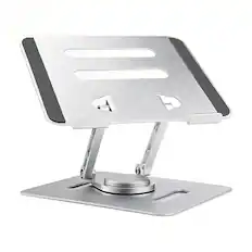 Front. UPERFECT - UPERFECT UStand Adjustable Monitor Stand, Multi-Angle Holder for 12-19" Laptop - Silver.