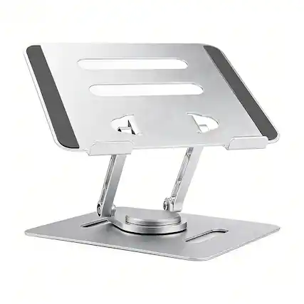 Front. UPERFECT - UPERFECT UStand Adjustable Monitor Stand, Multi-Angle Holder for 12-19" Laptop - Silver.