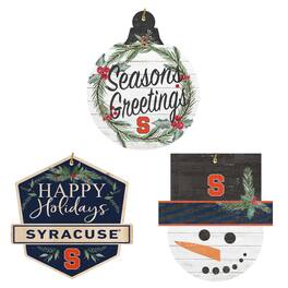 Jardine - Syracuse Orange Ornament Bundle - White