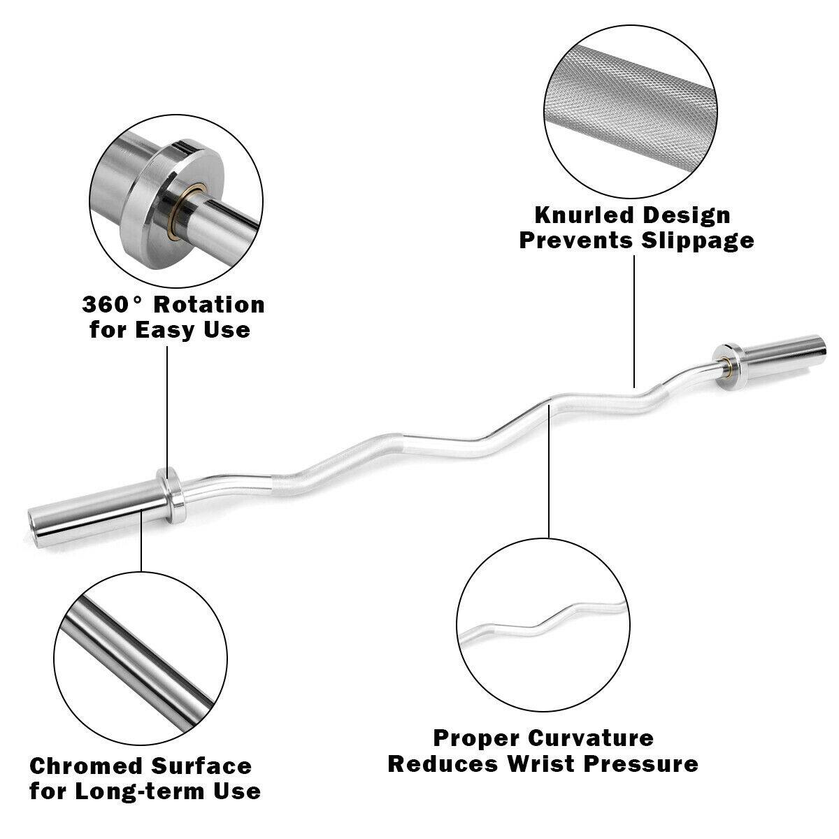 Knurled Design Prevents Slippage: The knurled design on the handle prevents slippage, ensuring a secure grip.
360 Rotation for Easy Use: The handle rotates 360 degrees, making it easy to use and adjust to various positions.
Chromed Surface for Long-term Use: The handle is made of a chromed surface, which is resistant to rust and corrosion, ensuring long-term durability.
Proper Curvature Reduces Wrist Pressure: The handle has a proper curvature that reduces wrist pressure, providing comfort and support during use.