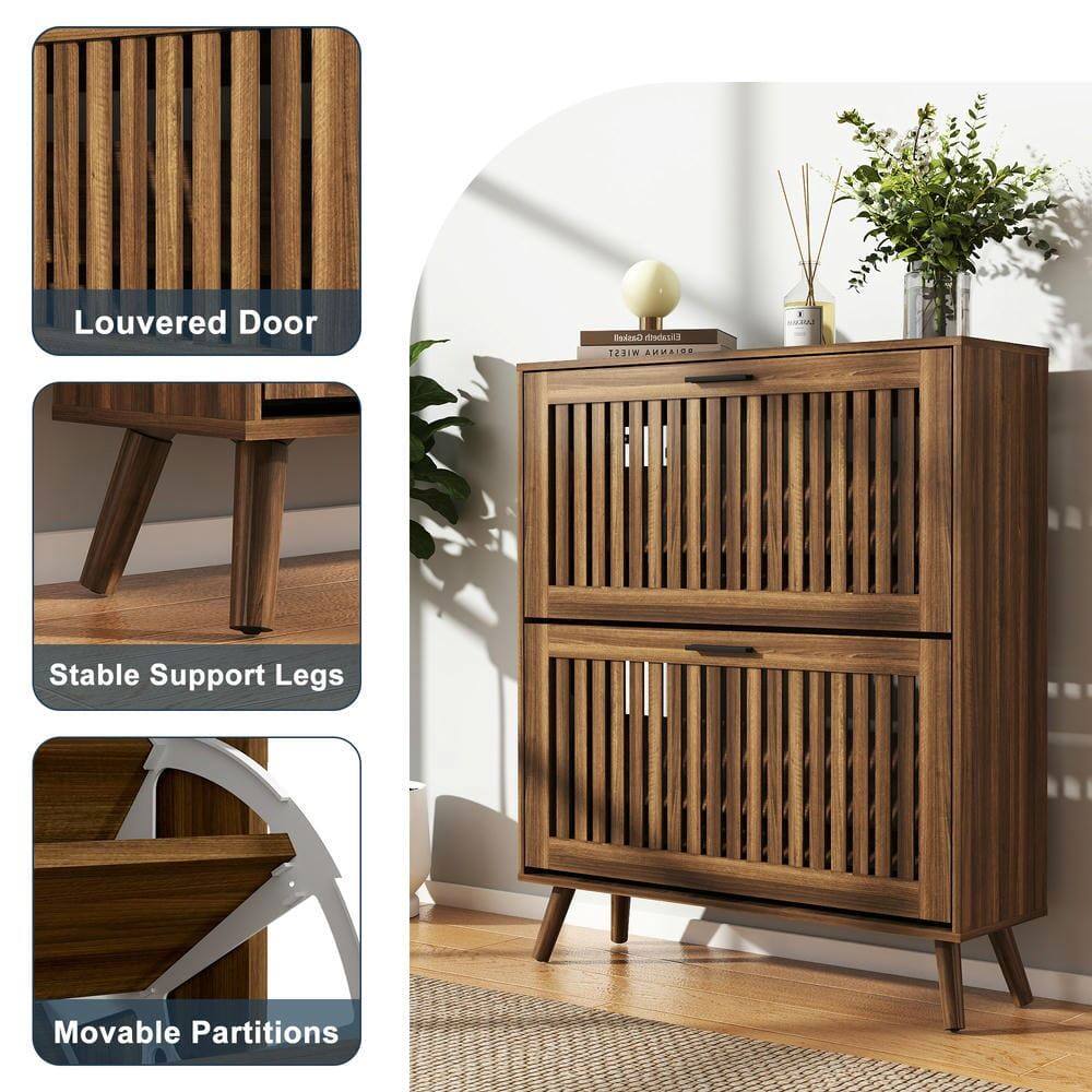 Louvered Door  
Stable Support Legs  
Movable Partitions