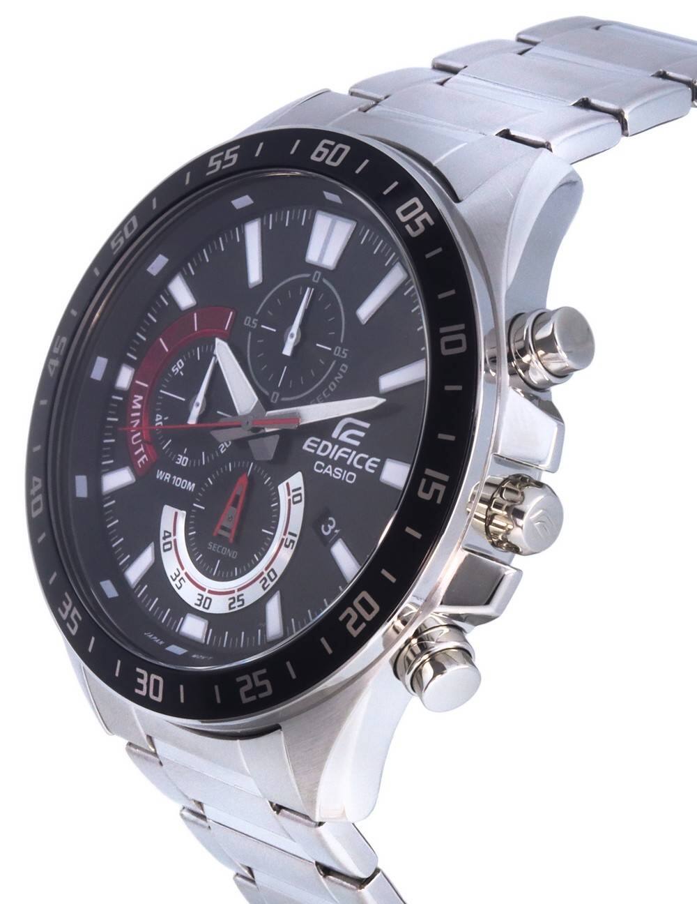 I I 60 55 I - 50 05 - 0 - 0.5 45 S 0.5  50 0 ECONO - ar MINUTE 30 20 EDIFICE F - WR 100M CASIO 1S 40 10 3 - 40 SECOND 5 35 20 - 30 25 35 20 I I I 30 I I 25