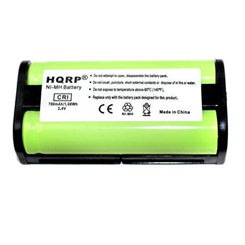 HQRP  
NI-MH Battery  
700mAh/1.68Wh  
2.4V  
Made in China  

Do not attempt to open, disassemble the battery pack.  
Do not crush, puncture, short external contacts or dispose of in fire or water.  
Do not expose to temperature above 60°C (140°F).  
Replace only with the battery pack designed for this product.  

CRI  
CE  
RoHS  
Made in China
