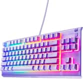 SteelSeries - Apex 3 TKL Wired Membrane Whisper Quiet Switch Gaming Keyboard 8 zone RGB Backlighting - Lavender