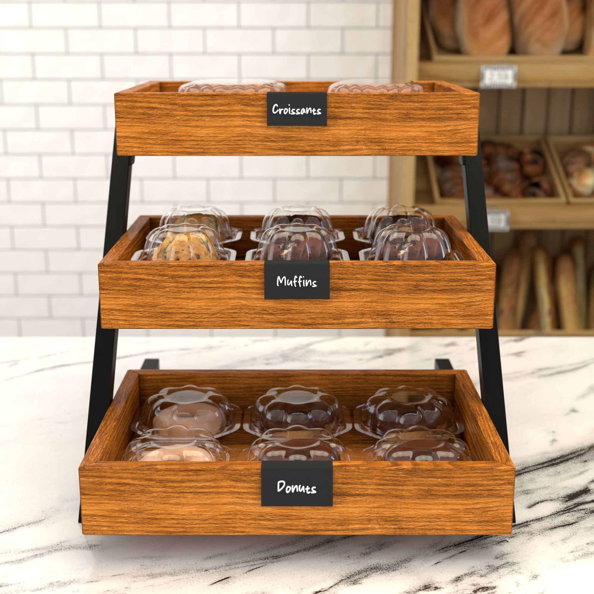 Croissants  
Muffins  
Donuts