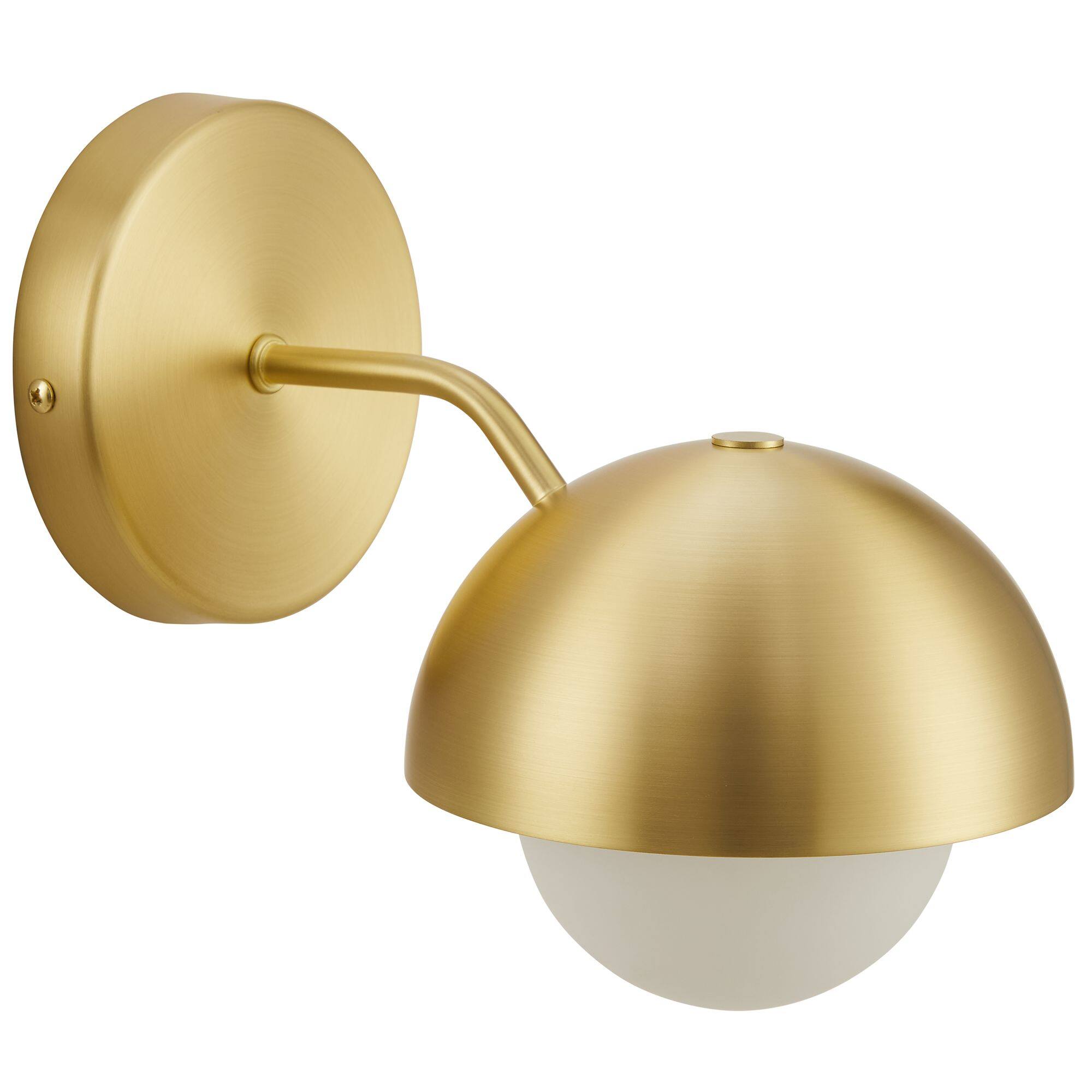 Angle. Modway - Eclipse Globe Wall Sconce by Modway - Brass.