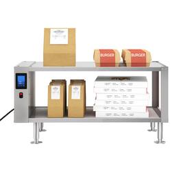 Koolmore - Two-Shelve Commercial Take Out Warmer Cabinet with Touch Screen in Stainless-Steel, UL and NSF Listed (KM-WSC-T2) - Silver