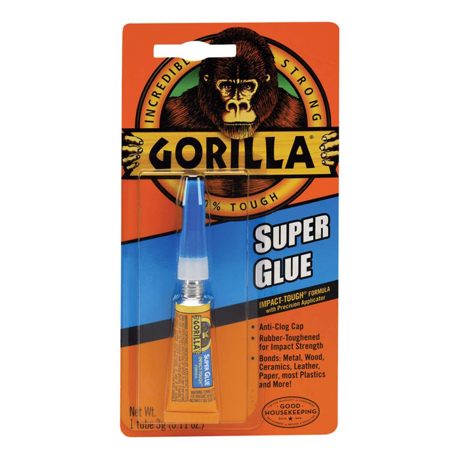 Gorilla - High Strength Glue Clear Super Glue 3 gm