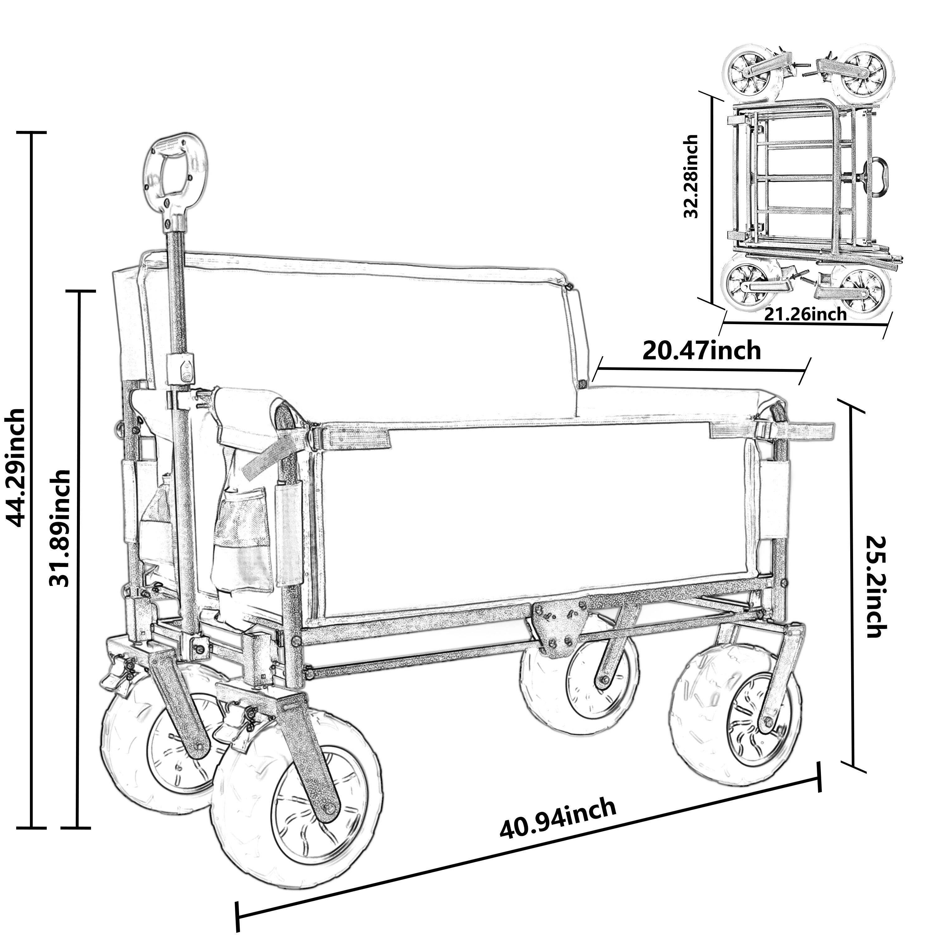 44.29 inch | 1.89 inch  
31.28 inch  
32.28 inch  
21.26 inch  
20.47 inch  
25.2 inch  
40.94 inch