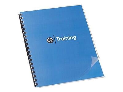 Alt View 2. Swingline - Swingline GBC Clear View Presentation Covers, 8.5"W x 11"H, Clear, 100 Box (2020034P) - Clear.