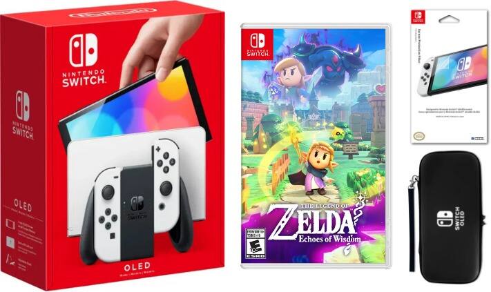 Oled Bundle With Accessories & Zelda Game Nintendo Switch - Best Buy