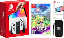 Oled Bundle With Accessories & Zelda Game - Nintendo Switch