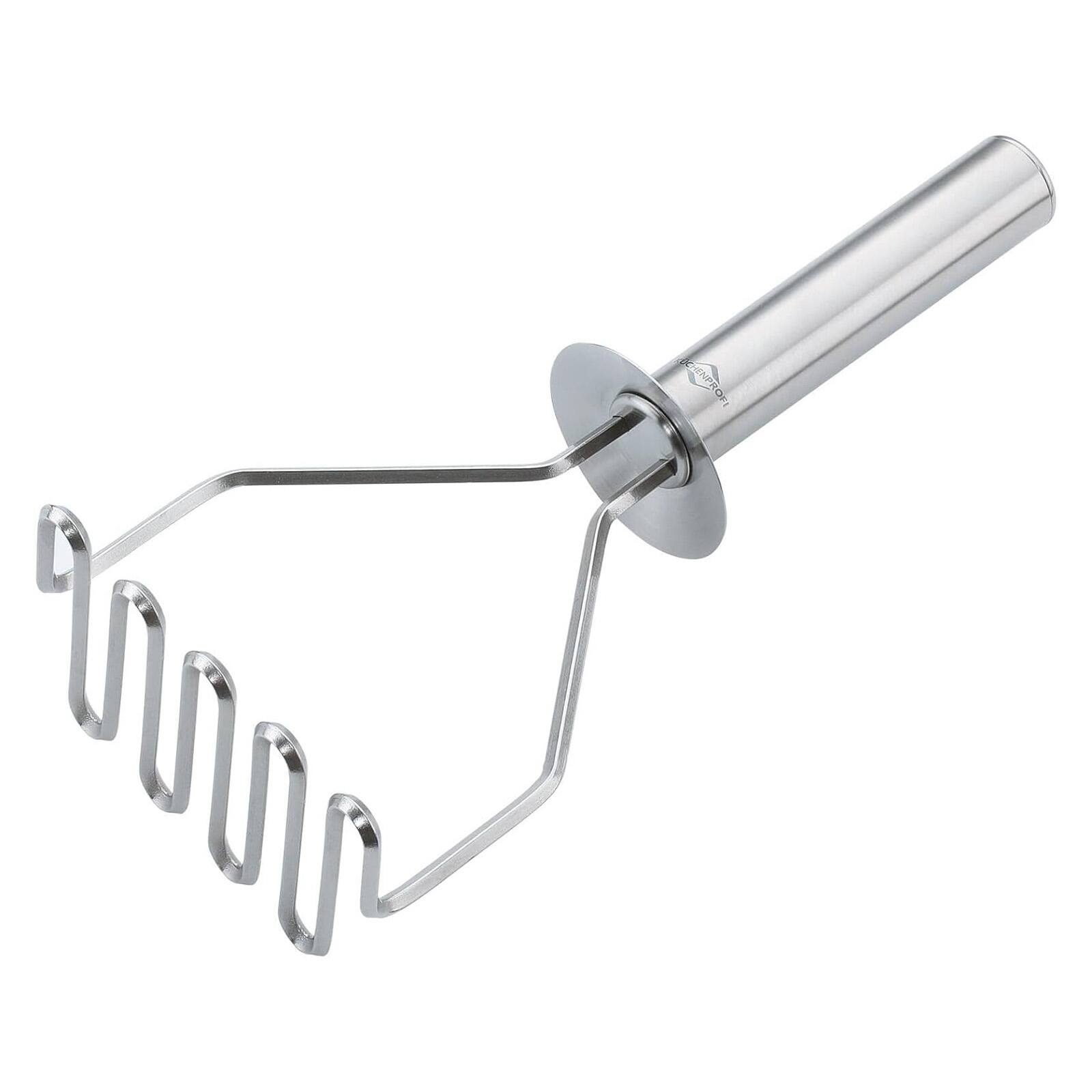 Front. Kuchenprofi - Expert Stainless Steel Potato Masher - Silver.