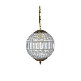 Urban Classic - Olivia 1 light Pendant Clear Royal Cut Crystal - French Gold
