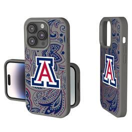 Keyscaper - NCAA - Arizona Wildcats Paisley iPhone Soft Touch Case - 15 - Gray