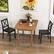 Alt View 1. Costway - Dining Chair Set of 2 Kitchen Side Chairs with Rubber Wood Legs & Cross Back - Black.