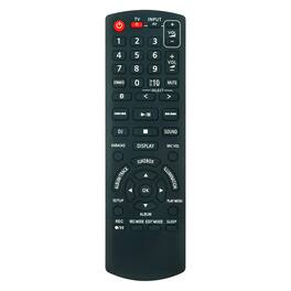 ZdalaMit - Replacement Remote N2QAYB001198 fit for Panasonic AUDIO SYSTEM SA-AKX710 SA-AKX910 SA-MAX3500 SA-MAX6500 SC-UA70 SC-UA90 - Black