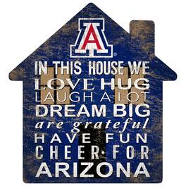 Fan Creations - Arizona Wildcats 12'' Team House Sign - Multicolor