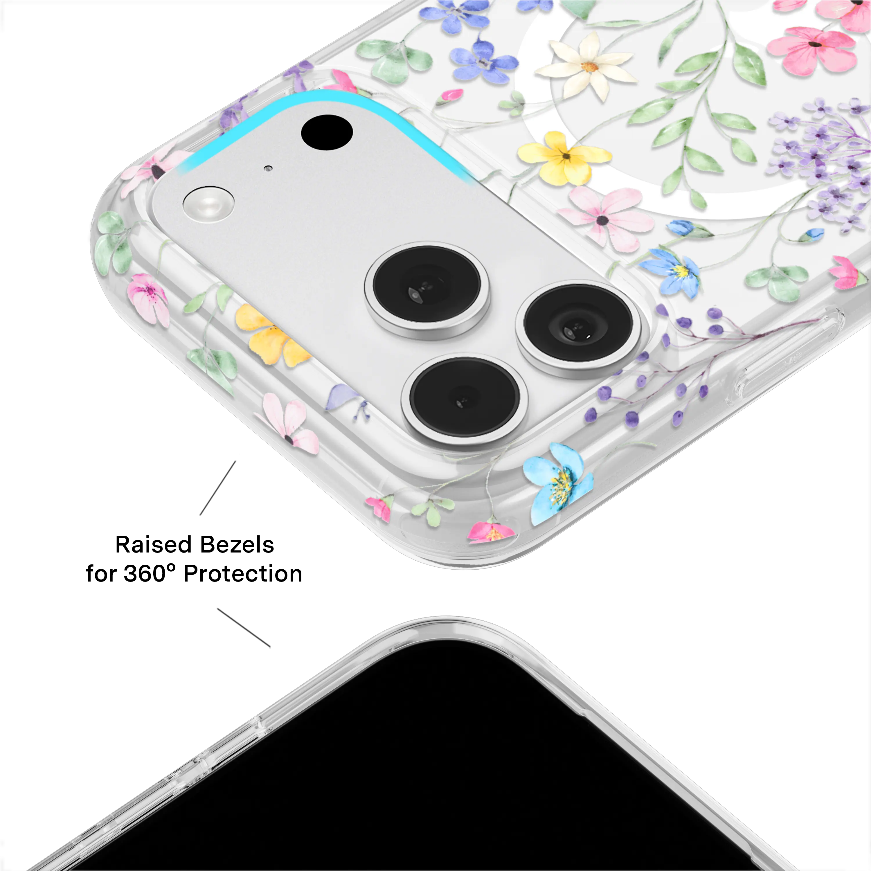 Alt View 2. VELVET CAVIAR - Magsafe Case for Apple iPhone 18 Pro Max / iPhone 17 Pro Max - Enchanted Floral.