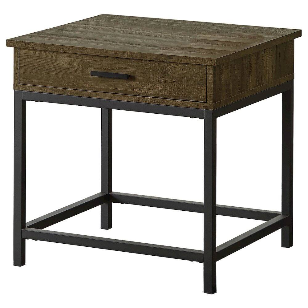 Alt View 3. Coaster Co. of America - Byers 2-piece Lift Top Coffee and End Table Set Brown Oak - Brown.