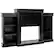 Front. Costway - Costway 70" Fireplace TV Stand Modern Media Entertainment Center Bookcase - Black.