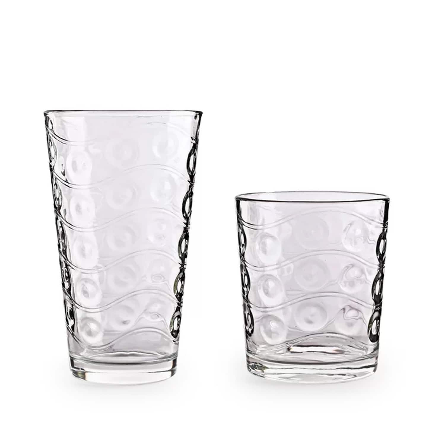 Jay Import - Cosmo 16Pc . Entertaining Set 8 + 8 - Clear