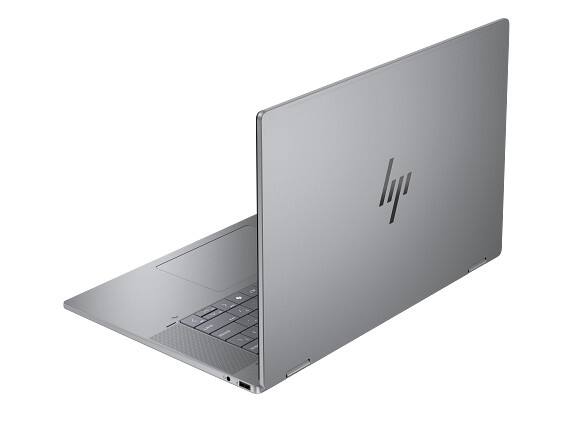 Alt View 2. HP - HP OmniBook X Laptop Computer 16" 2K Touch Screen AMD Ryzen AI 7 16 GB - Meteor silver aluminum.