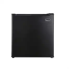 Magic Chef - MCR170BE Mini Refrigerator with Freezer Shelf, 1.7 Cubic Feet - Black
