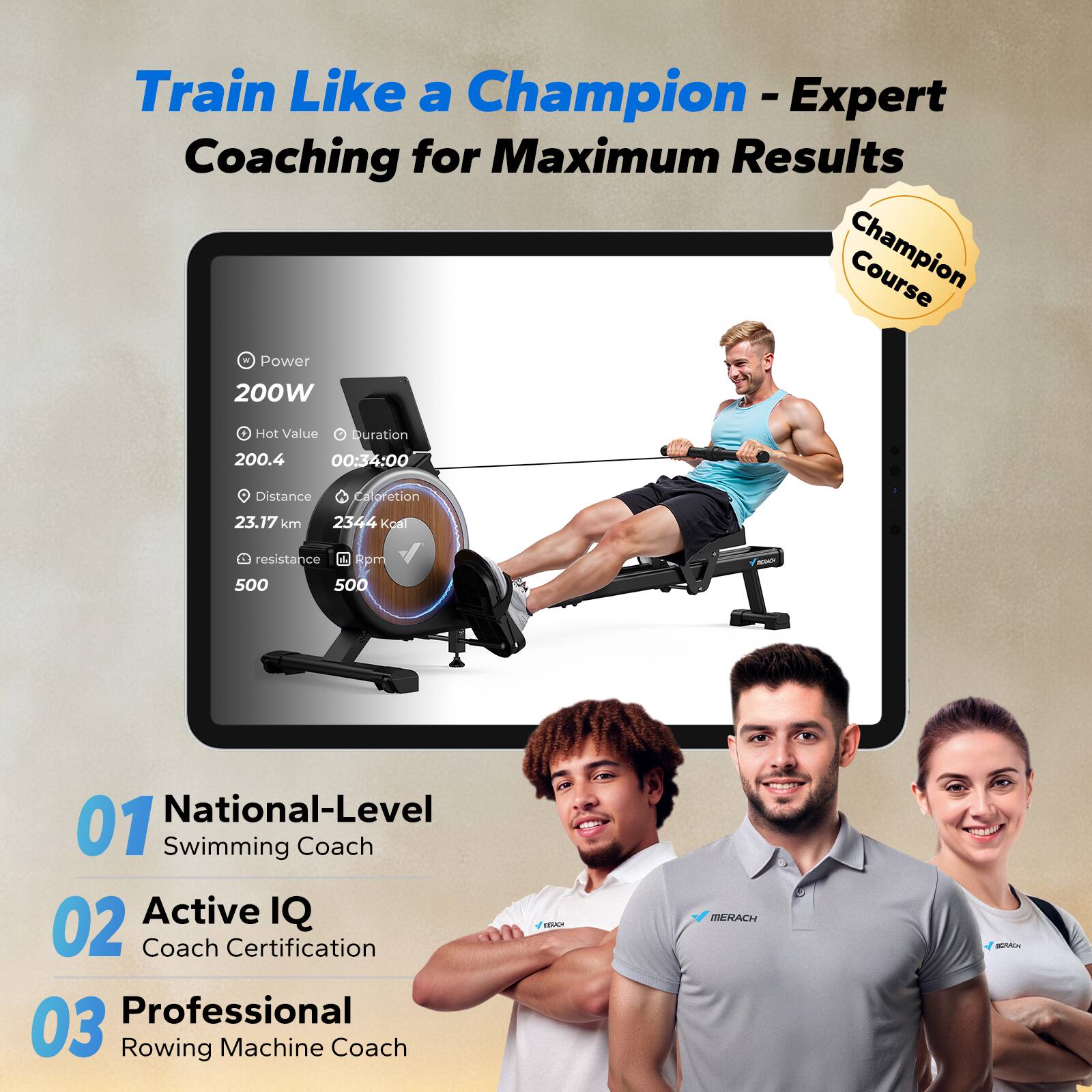 Alt View 5. MERACH - MERACH Electromagnetic Q1S Rowing Machine Quiet 16 Level Resistance for Home Gym - Black.