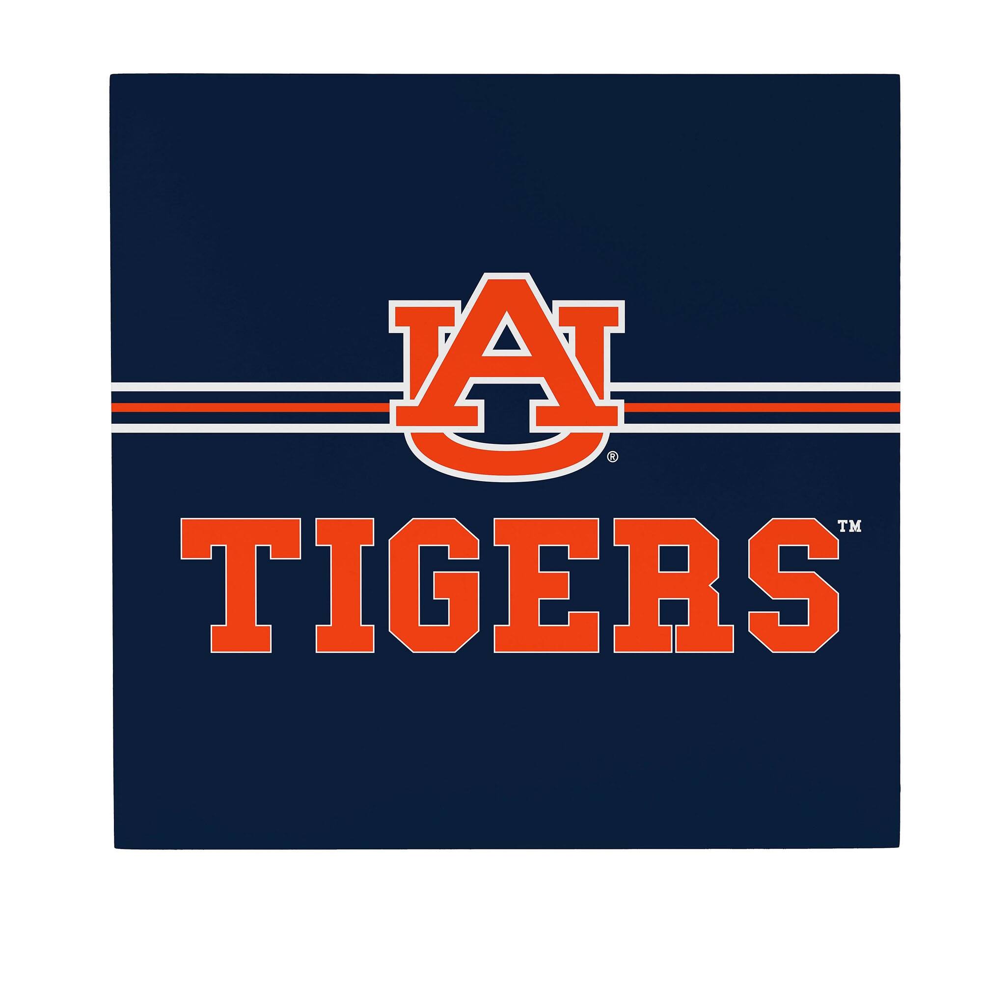 Auburn Tigers 12" x 12" Wood Wall Sign