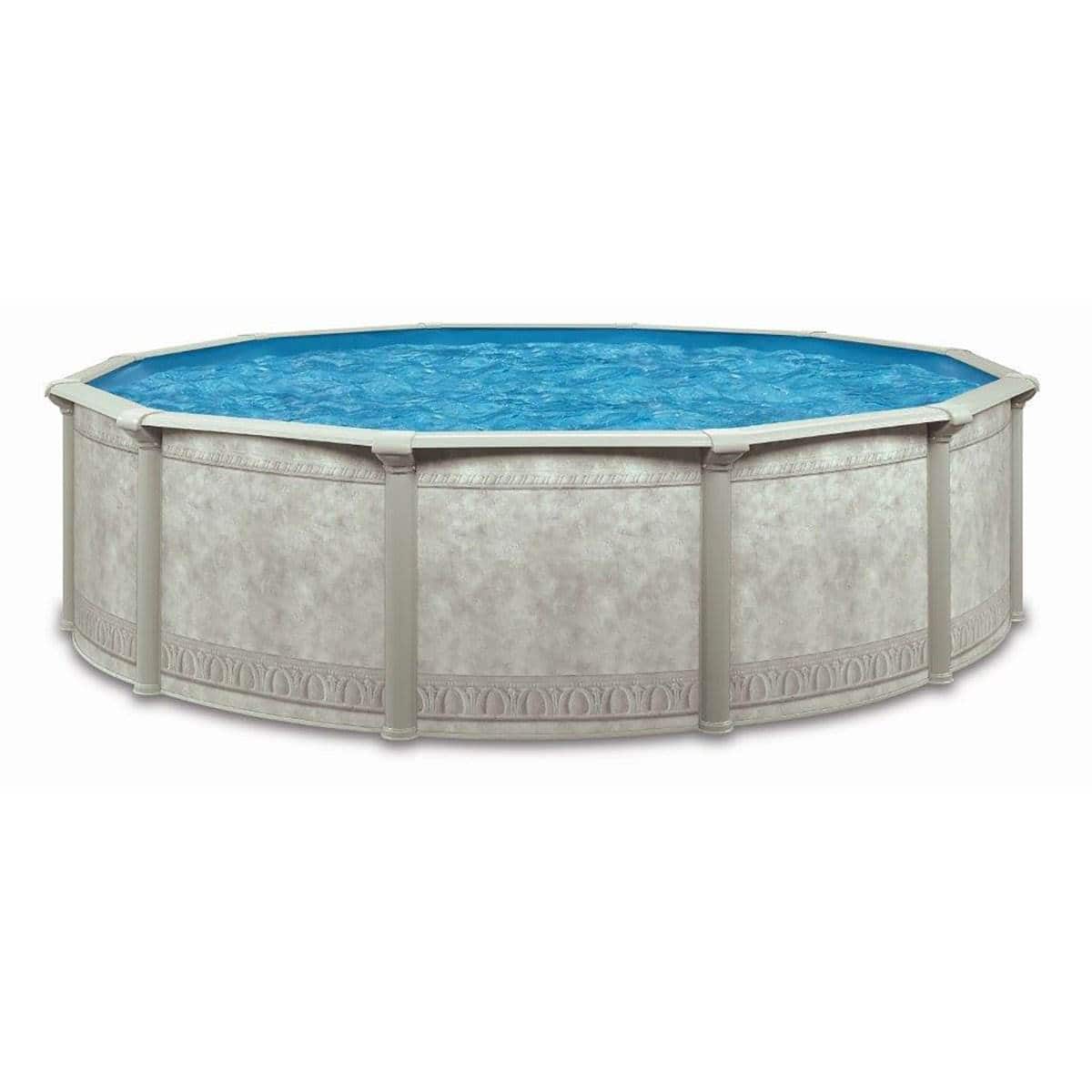Aquarian - Pools Khaki Venetian 21ft x 52in Outdoor Above Ground Swimming Pool