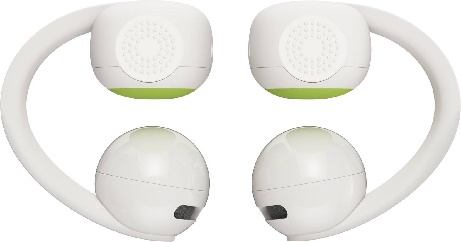 Alt View 2. Bose - Bose Sport Open Earbuds Wireless Bluetooth Open-ear Running Earbuds with Secure Fit, and IP54 Sweat Resistance - White Smoke.