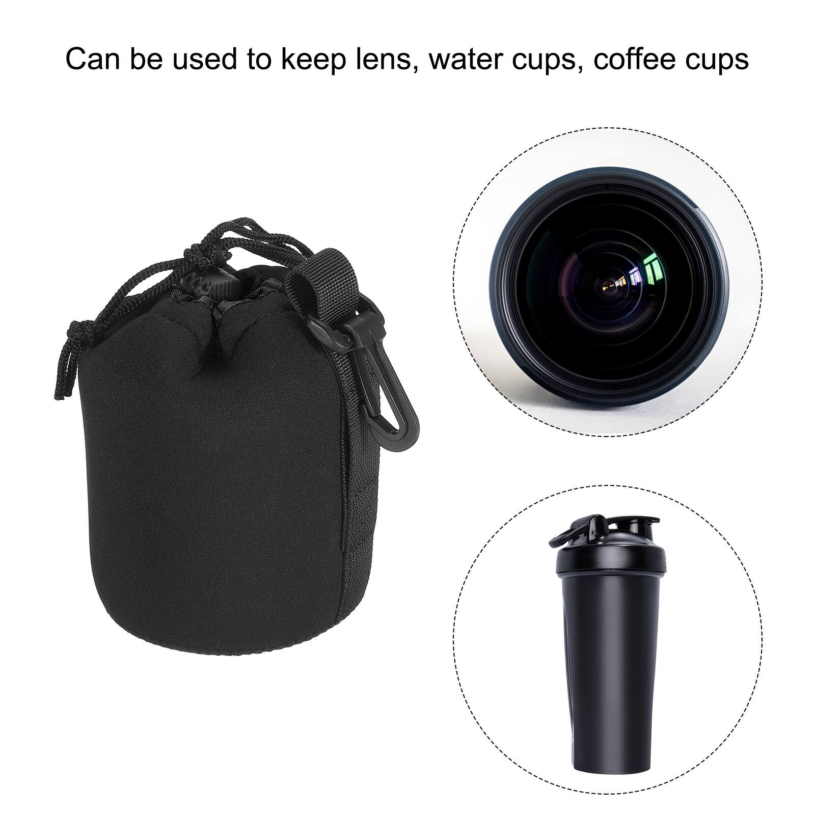 Can be used to keep lens, water cups, coffee cups