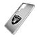 Alt View 1. Keyscaper - Las Vegas Raiders Linen Logo Galaxy Clear Case - S24 - Multicolor.