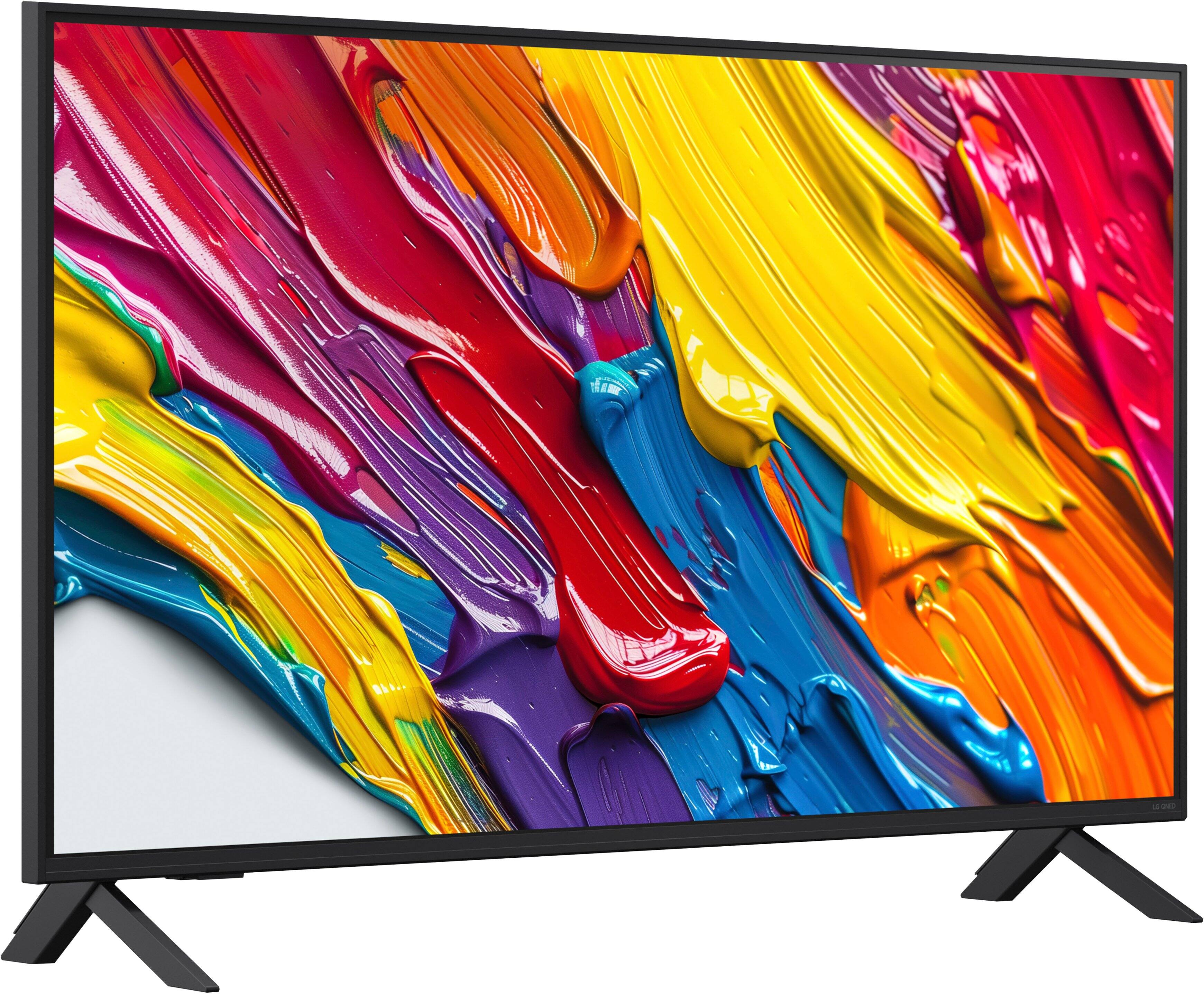 Back. LG - 43" Class 82A Series QNED AI 4K UHD Smart webOS TV (2025).