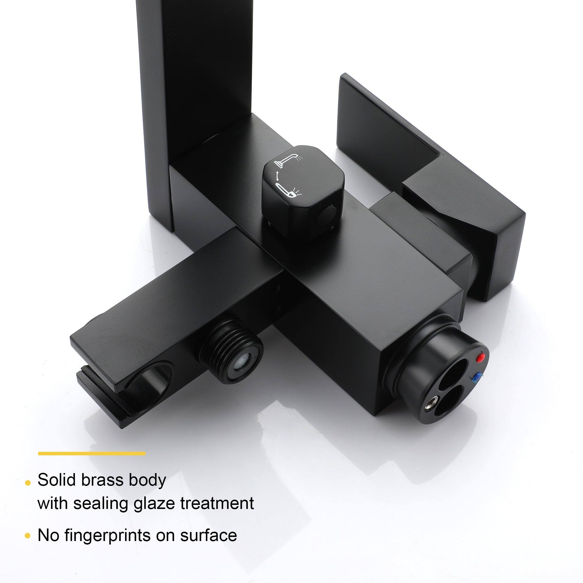 Solid brass body with sealing glaze treatment

No fingerprints on surface