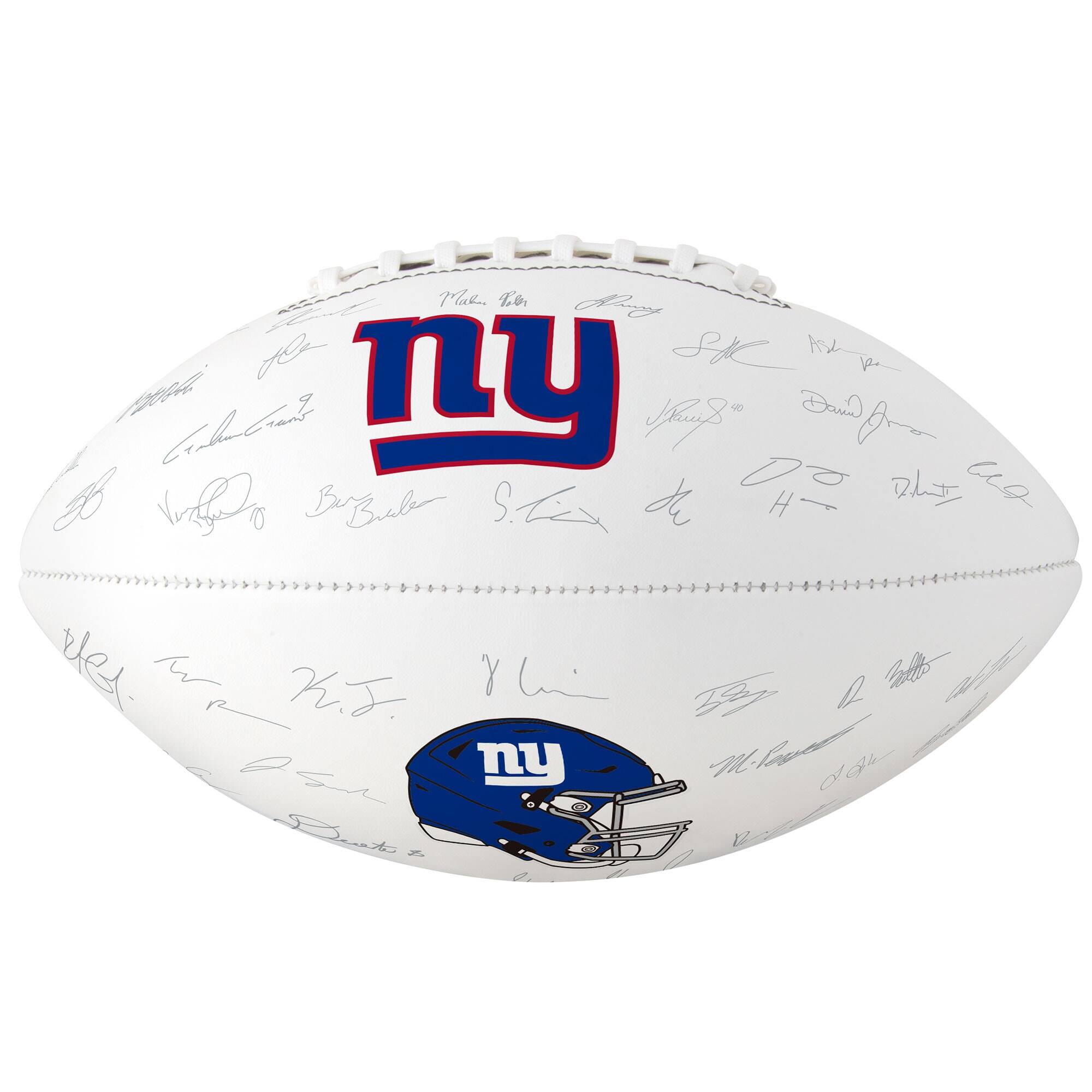 Logo Brands - New York Giants Autograph Signature Football - Multicolor