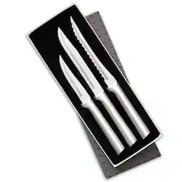 Rada - 3 Piece Cooking Essentials Knife Set with Gift Box, Handles - Silver
