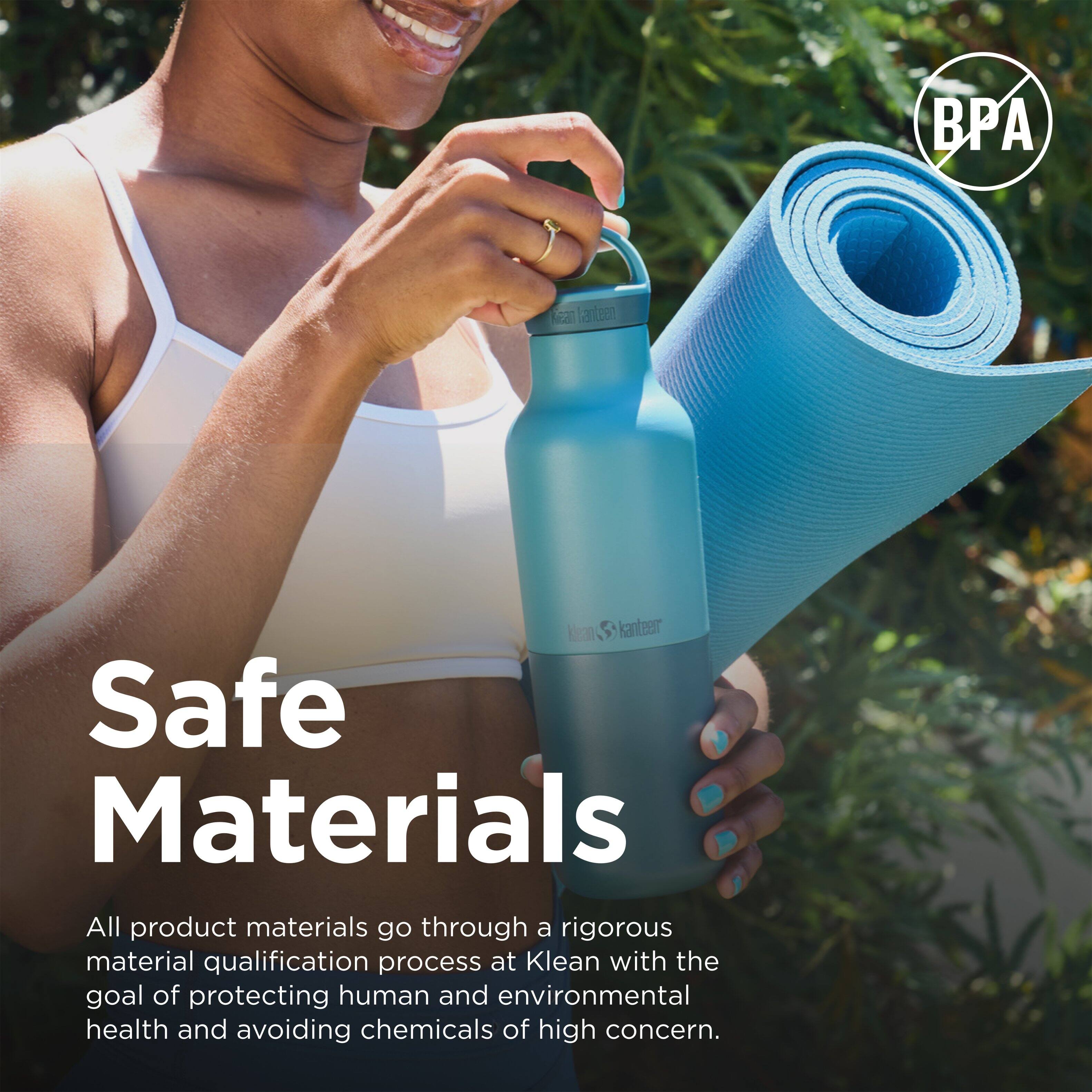 BPA Free  
Lantern Klean Kanteen Safe Materials  

All product materials go through a rigorous material qualification process at Klean with the goal of protecting human and environmental health and avoiding chemicals of high concern.
