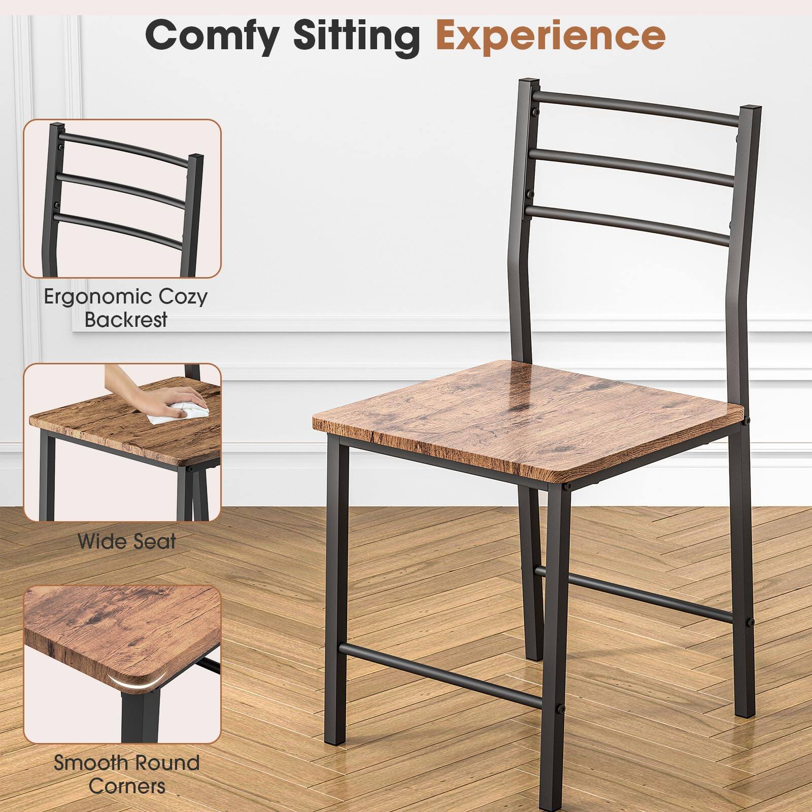 Comfy Sitting Experience

- Ergonomic Cozy Backrest
- Wide Seat
- Smooth Round Corners