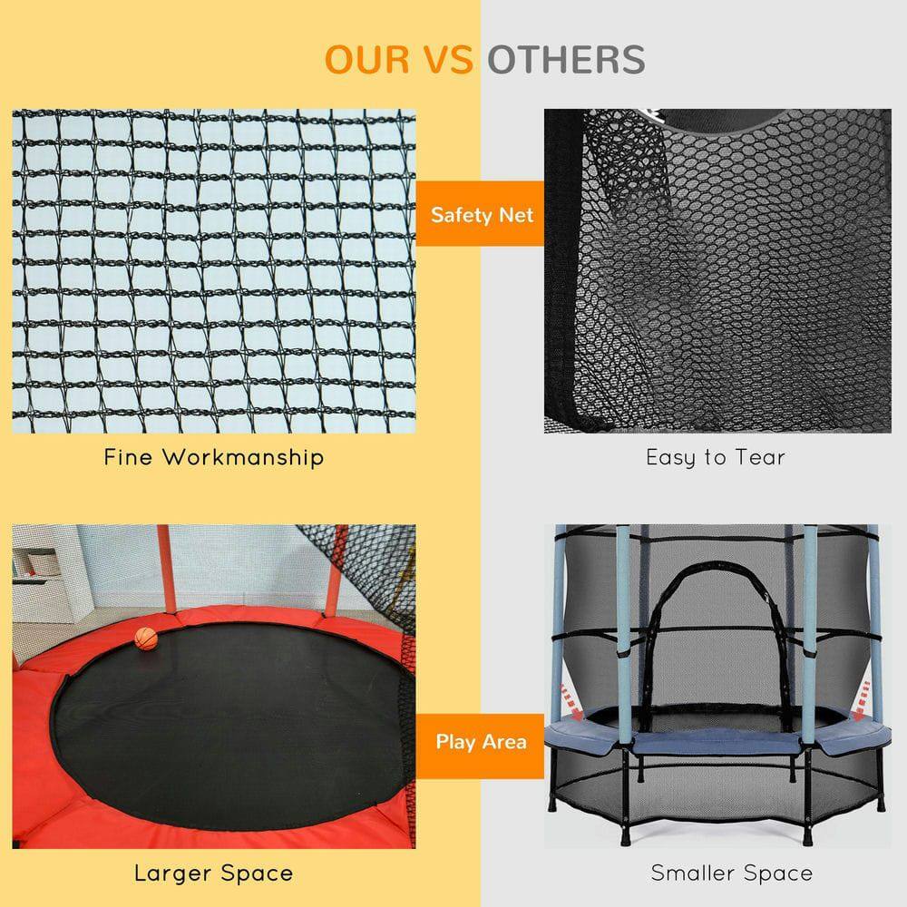 OUR VS OTHERS

Safety Net

Fine Workmanship

Easy to Tear

Play Area

Larger Space

Smaller Space