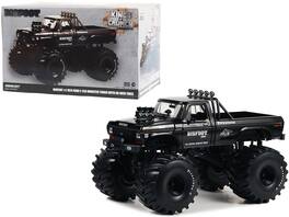 Greenlight - 1974 Ford F-250 Monster Truck with 66-Inch Tires Black Bandit Edition "Bigfoot #1" "Kings of Crunch" Series 1/18 - Multicolor