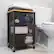Alt View 13. Mind Reader - Cart with Drawers, Laundry Organizer, Storage, Bathroom, Kitchen, Metal Mesh, 15.75"L x 13"W x 24.25"H - Black.